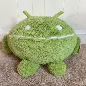 Squishable Google Android Alien Large Giant Jumbo 13” Tall 22” Wide Plush